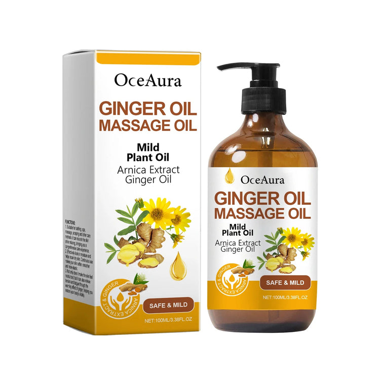Ginger Essential Oil For Relaxing Body Massage Oil ﻿Relieve Muscle Fatigue Improve Rough Repair Damaged Skin Hydrating Essence Khamik Shop Online