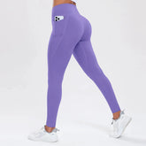 Women Yoga Pants with Pockets Butt Lifting Tummy Control Sports Leggings High Waist Fitness Tights Gym Clothing Sportswer Khamik Shop Online
