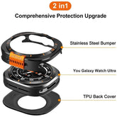 Metal Alloy Protective Case for Samsung Galaxy Watch Ultra 2025 47mm Hard Bumper Cover for Galaxy Watch 7 Ultra 47mm Accessories Khamik Shop Online