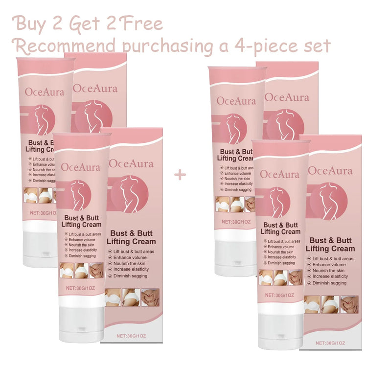 OceAura Hip & Breast Firming Cream - Deep Moisturizing Body Care for Chest & Hip Skin, Nourishing Smooth Formula to Tighten Khamik Shop Online