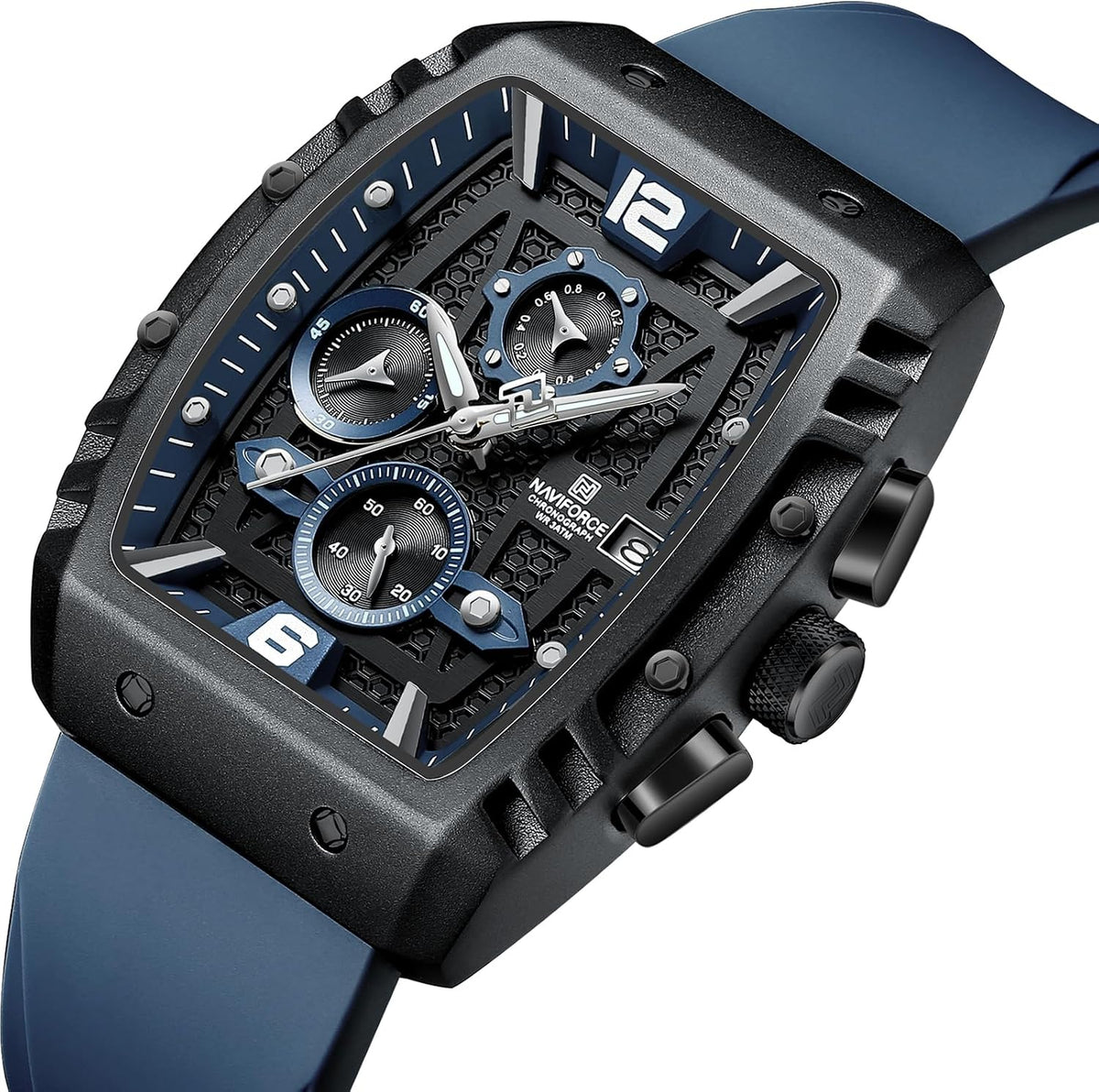 Men Quartz Watch Auto Date Week Business Dress Analog Wrist Watches