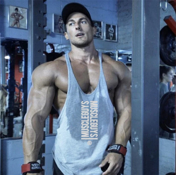 Summer Men Gym Workout Printed Tank Tops Y Back Fitness spaghetti straps Muscle Fit Stringer Sportswear Bodybuilding Cotton Tee Khamik Shop Online