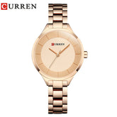 CURREN New Simple Women Bracelet Wrist Watches Light Extravagant Girls Fashion Geneva Quartz Clock Female Luxury Wristwatch 2017 Khamik Shop Online