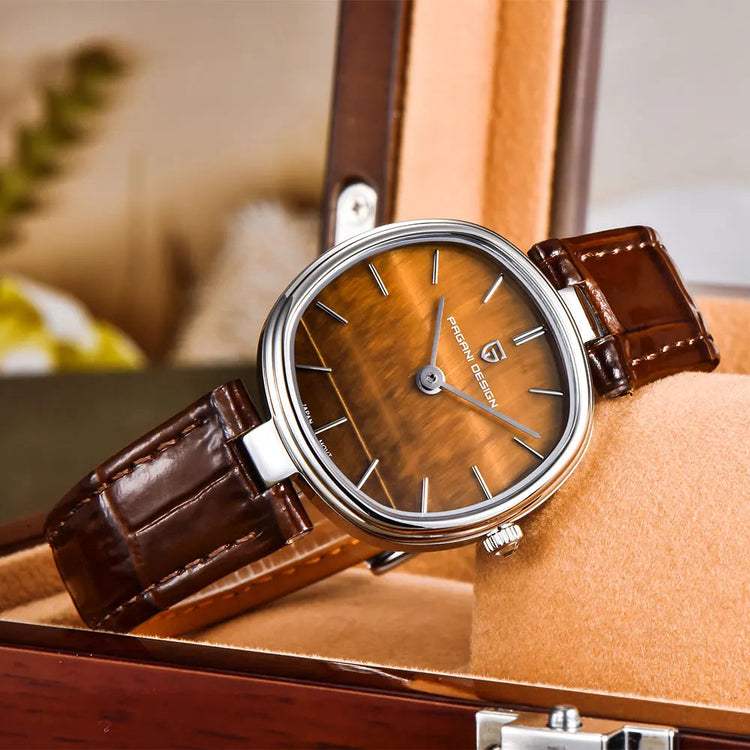 PAGANI DESIGN 2026 New Quartz Watch Top Brand Waterproof Watch Sapphire Glass Classic Leather 32mm Women Wristwatch Gift Watches Khamik Shop Online