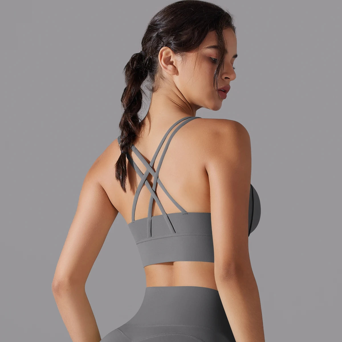 Women Fitness Crop Top Shockproof Sports Bras Women Sexy Yoga Vest Quick Drying Cycling Workout Gym Shorts Khamik Shop Online