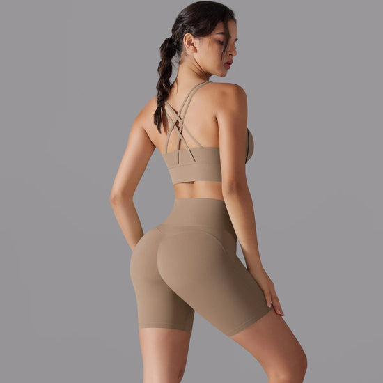 Women Fitness Crop Top Shockproof Sports Bras Women Sexy Yoga Vest Quick Drying Cycling Workout Gym Shorts Khamik Shop Online