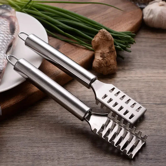 STLL Stainless Steel Fish Scale Remover Cleaner Kitchen Fish Scaler Fish  Graters Kitchen Gadgets Khamik Shop Online