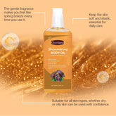 Oceaura 100ml Shimmering Body Oil for Daily Moisturizing Nourishing Glowing Skin Care Sparkling Massage Brighten Body Care Khamik Shop Online