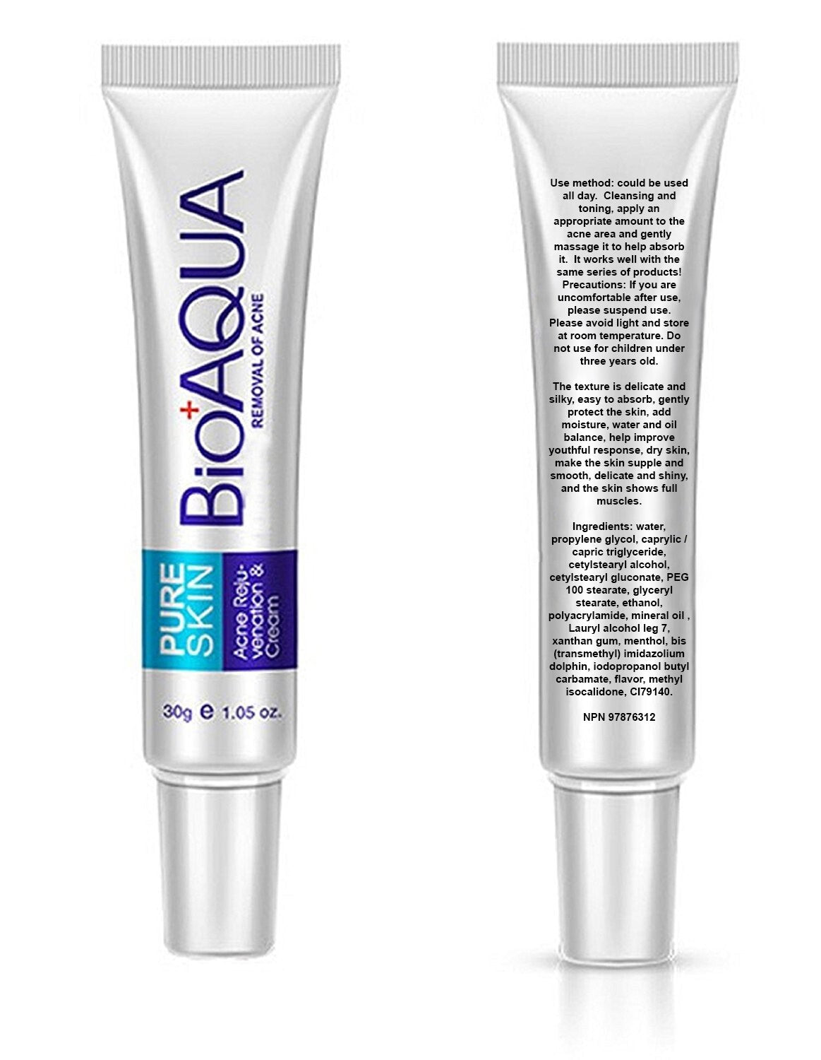 BIOAQUA Face Skin Care Acne Treatment Removal Cream Spots Scar Blemish Marks