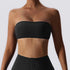 Strapless Sports Bra Gym Crop Top Women Quick-Drying Yoga Clothes Women Tube Bra Fitness Chest Wrap Underwear Workout Bra Female Khamik Shop Online