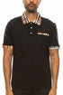 Checkered Detail Polo Lime Milo