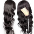 Body Wave Human Hair Wigs With Bangs Full Machine Made Brazilian Human Cerise Alfie