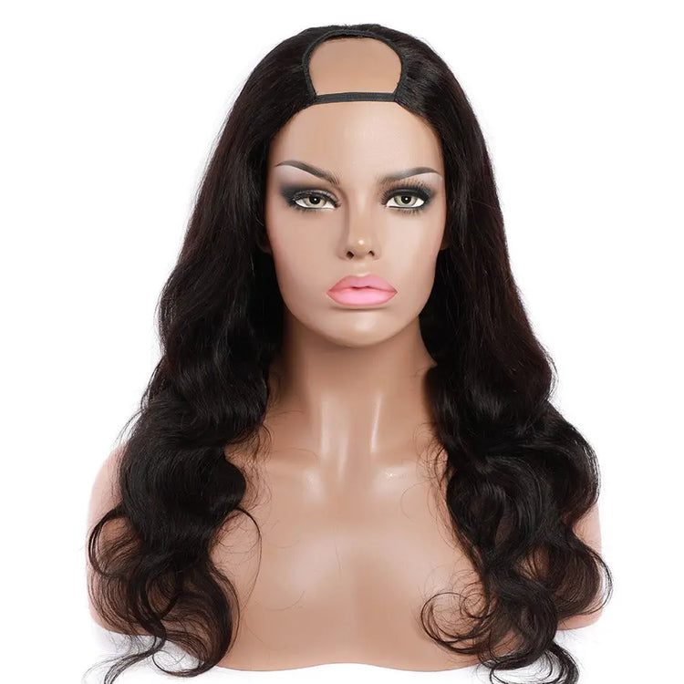 U Part Wig Body Wave Human Hair Wigs For Black Women Brazilian Remy Ha Cerise Alfie