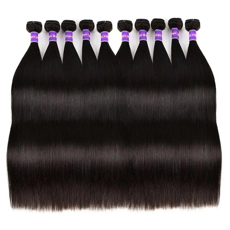 Wholesale 5/6/10/12 Bundles Brazilian Straight Hair 10A Grade Human Ha Cerise Alfie