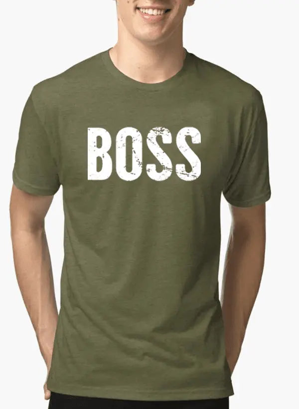 Boss Half Sleeves Melange T-shirt Scorpius