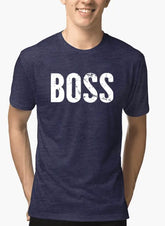 Boss Half Sleeves Melange T-shirt Scorpius