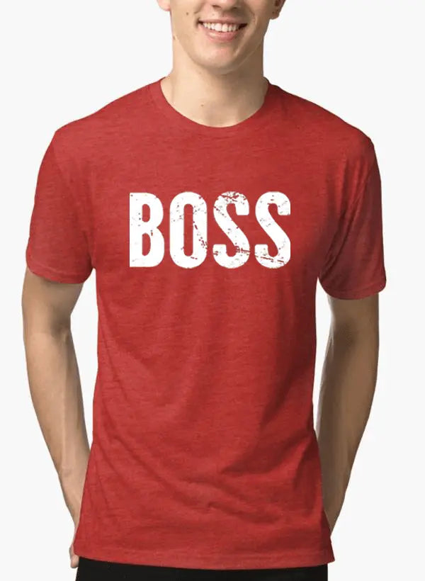 Boss Half Sleeves Melange T-shirt Scorpius