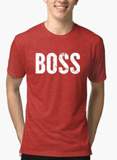 Boss Half Sleeves Melange T-shirt Scorpius