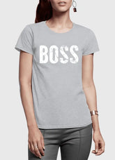 Boss Half Sleeves Women T-shirt Scorpius