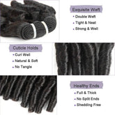 10A Grade 3/4 Spring Curl Fumi Human Hair bundles with 4x4 Closures & Cerise Alfie