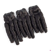 10A Grade 3/4 Spring Curl Fumi Human Hair bundles with 4x4 Closures & Cerise Alfie