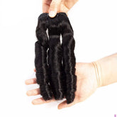 10A Grade 3/4 Spring Curl Fumi Human Hair bundles with 4x4 Closures & Cerise Alfie