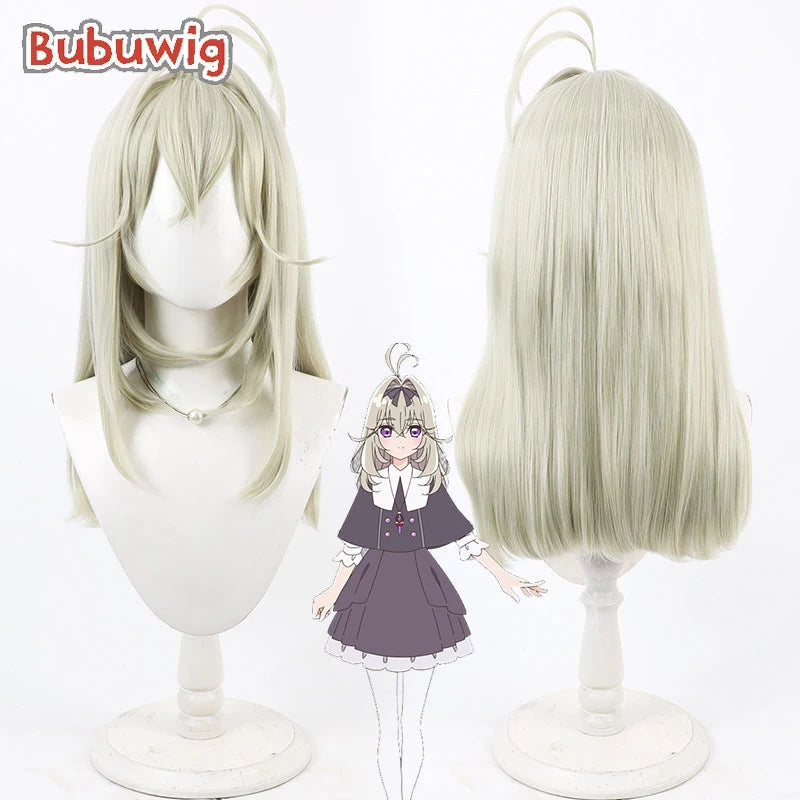 Bubuwig Synthetic Hair Moria Ruruka Cosplay Wigs Star Detective Precure! Moria Ruruka 60cm Long Light Green Wig Heat Resistant Khamik Shop Online