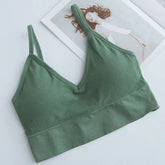 Women Sexy Crop Tops Bra Tube Top Female Streetwear Sleeveless Seamless Sports Bra Crop Camis Top Tee Bandeau Top Basic Tank Khamik Shop Online