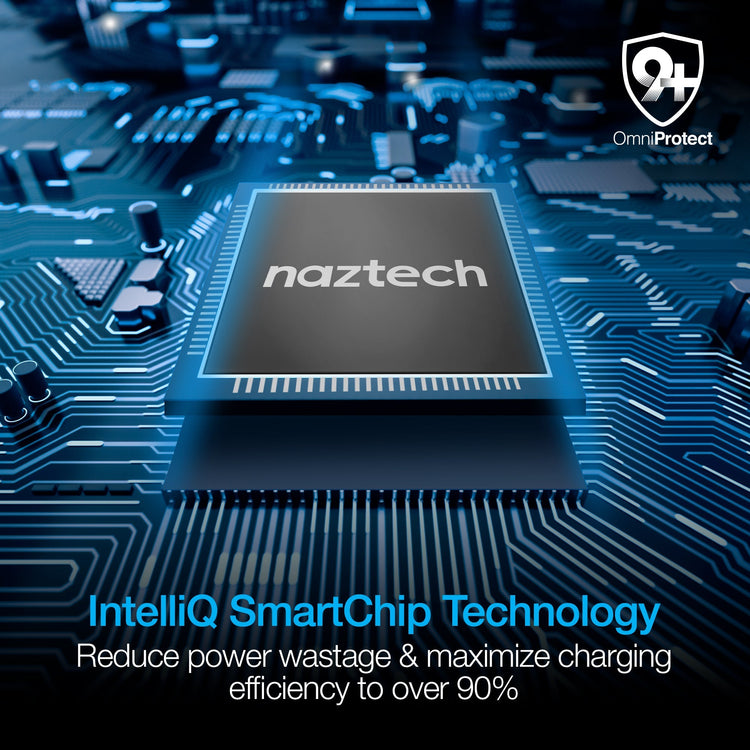 Naztech 30W USB-C PD Dual Output Fast Wall Charger Sky Iapetus
