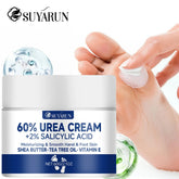 SUYARUN 60% Urea Foot Cream for Cracked Heels & Dry Skin - Intensive Moisturizing Treatment, Callus Remover, Diabetic Foot Care. Khamik Shop Online