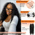 Extensions cheveux humains Geeta bouclés profonds 12A 240g 300g crochet invisible