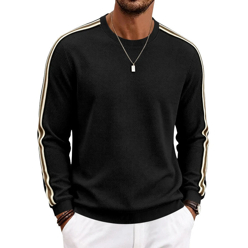 Men Lightweight Pineapple Grid Sweatshirt, Crew Neck Loose Breathable Casual Sport Top For Spring Autumn Amazon EU US Khamik Shop Online