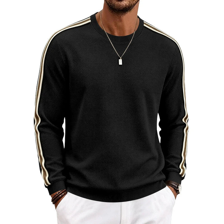 Men Lightweight Pineapple Grid Sweatshirt, Crew Neck Loose Breathable Casual Sport Top For Spring Autumn Amazon EU US Khamik Shop Online
