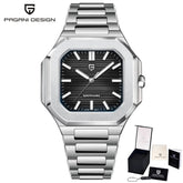 PAGANI DESIGN Fashion Square Business Quartz Men&