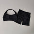 Sexy Halter Neck Beautiful Back High Waist Peach Sports Bras Shorts Suit Pilates Gathering Yoga Vest Training Fitness Bra Sets Khamik Shop Online