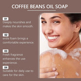 OCEAURA Coffee Body Care Soap Deep Cleaning Remove Odors Improve Roughness Oil Control Brighten Skin Smooth Body Nourishing Soap Khamik Shop Online
