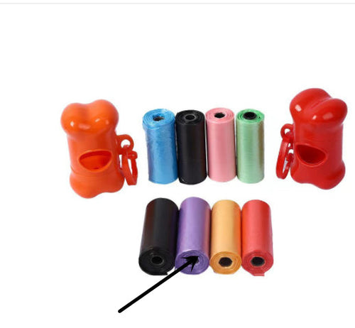 Pet Trash Bag Dog Poop Bags For Waste Refuse Cleanup Pear Daisy