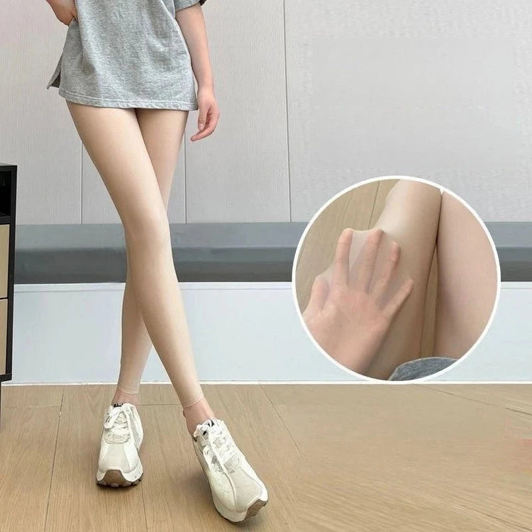 High Elasticity Shark Skin Leggings for Women Summer Ultra Thin Breathable Quick Dry Control Butt Lifting for Gym Khamik Shop Online