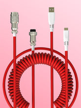 Type-C Detachable Mechanical Keyboard Navigation Cable Maroon Asteria
