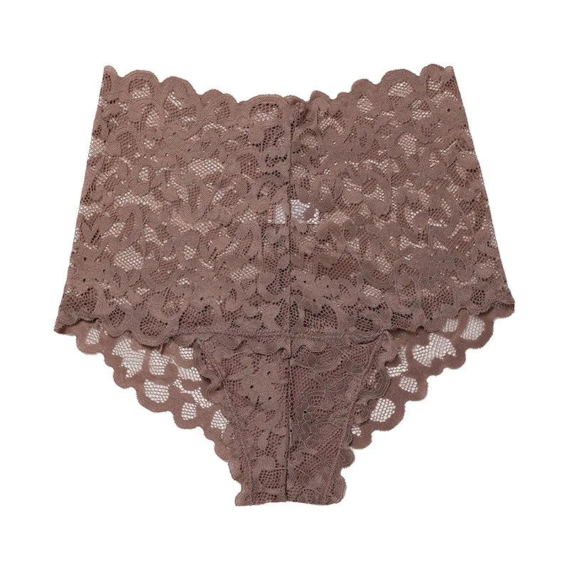 Meet'R Women Sexy Panties Lace High Waist Briefs Underwear Ultrathin G String Temptation Underpant Femaletransparent Lingerie