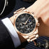 LIGE Luxury Fashion Quartz Man Watch Classic Business Auto Date Gentlemen Steel Band Moon Phase Waterproof Watches for Men Male Khamik Shop Online