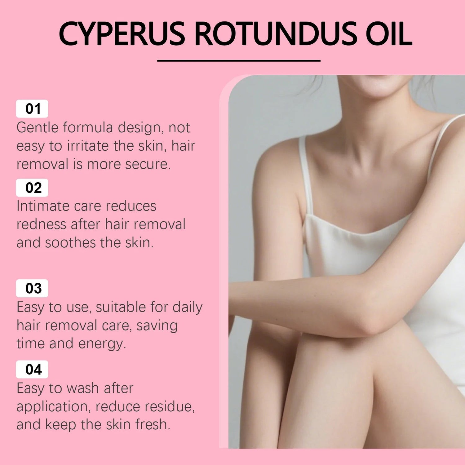 Cyperus Rotundus Oil for Hair Removal Hair Inhibitor Moisturizing Skin Care After Shave Oil for Women Hair Growth Prevention Oil Khamik Shop Online