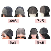MYLOCKME Glueless Wigs Human Hair 6x4 Curly Wave Lace Closure Wigs Deep Wave 9x6 5x5 Lace Closure Wig Pre Cut Curly Human Hair Water Wave 200% Khamik Shop Online