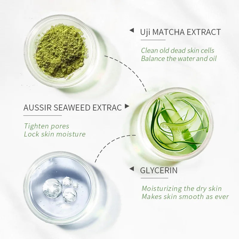 LAIKOU Matcha Exfoliating Peeling Gel Facial Scrub Moisturizing Nourishing Repair Scrubs Face Cream Beauty Skin Care Khamik Shop Online