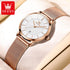 OLEVS Woman Watch 5869 Elegant Fashion Quartz Wristwatch Waterproof Date Watches For Woman Set Bracelet Watch Box Gifts Original Khamik Shop Online
