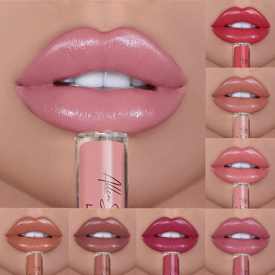 Silky Cream Texture Lip Gloss Aliexpress Shopee Cross-Border Exclusive Periwinkle Abderus