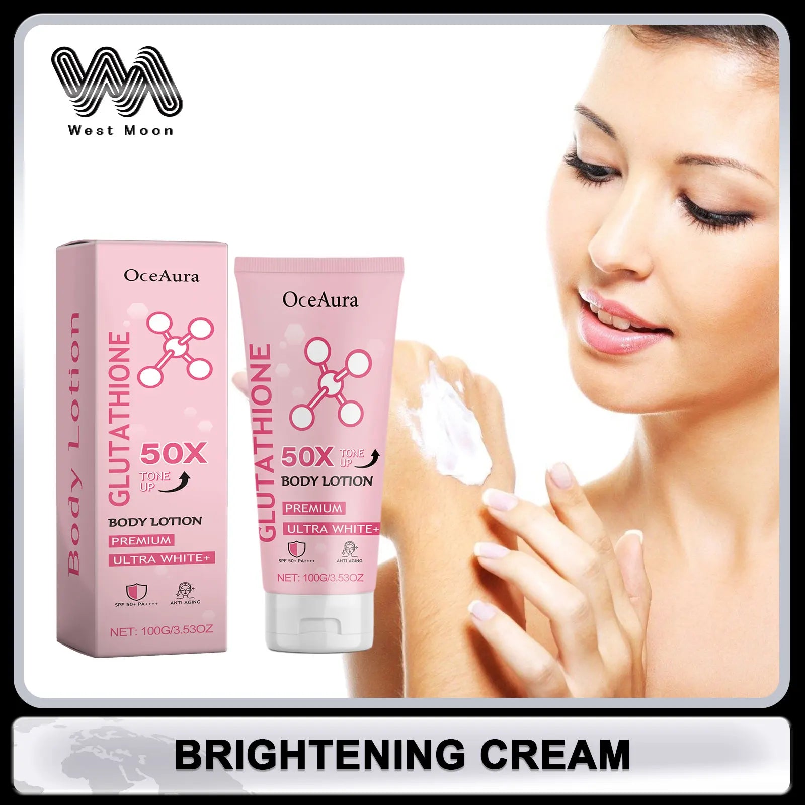 Brightening Body Cream Dark Spots Removal Knees Melanin Brighten Underarm Elbow Improve Skin Dullness Moisturizing Body Lotion