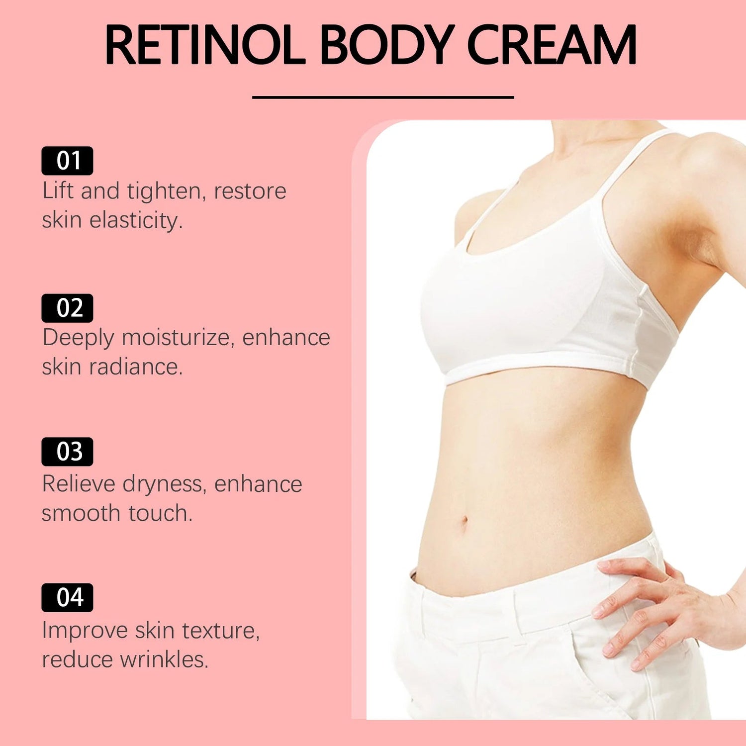 Retinol Tightening Body Lotion Anti-Wrinkle Repair Improve Sagging Skin Remove Cellulite Nourish Lift Firming Moisturizing Cream Khamik Shop Online