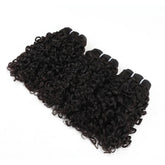 12A Pixie Curls Bundles Bouncy Afro Kinky Curly Hair 3 Bundles Deal Human Hair Weave Extension Natural Color Bundles for Women Khamik Shop Online