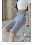 Big Size Leggings Women Sports Shark Shorts with Pocket Stretchy High Waist Hip Lift Workout  Running Quick-drying Gym Shorts Khamik Shop Online